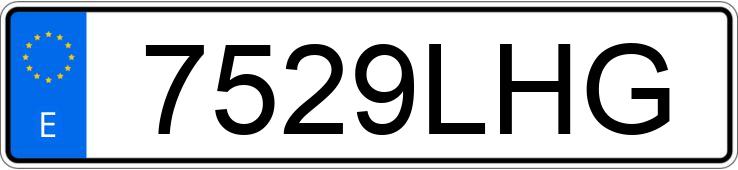 Numer rejestracyjny 7529LHG posiada BMW SERIE 7