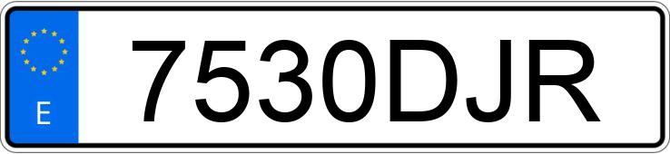 Numer rejestracyjny 7530DJR posiada VOLKSWAGEN GOLF Numer rejestracyjny 7530DJR posiada VOLKSWAGEN GOLF