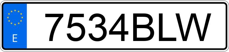 Numer rejestracyjny 7534BLW posiada FORD MONDEO Numer rejestracyjny 7534BLW posiada FORD MONDEO