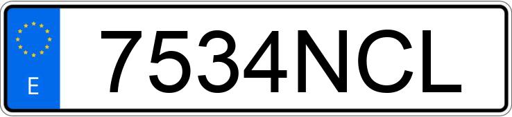 Numer rejestracyjny 7534NCL posiada BMW X2