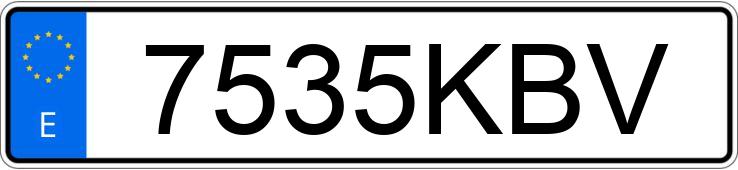 Numer rejestracyjny 7535KBV posiada PEUGEOT 208