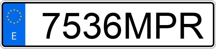 Numer rejestracyjny 7536MPR posiada LAND ROVER DEFENDER