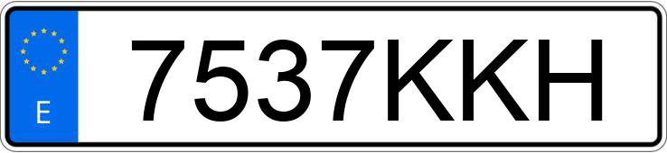 Numer rejestracyjny 7537KKH posiada DUCATI 959