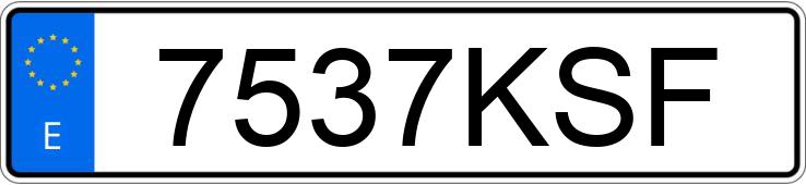 Numer rejestracyjny 7537KSF posiada VOLKSWAGEN POLO Numer rejestracyjny 7537KSF posiada VOLKSWAGEN POLO