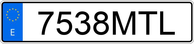 Numer rejestracyjny 7538MTL posiada RENAULT MASTER Numer rejestracyjny 7538MTL posiada RENAULT MASTER