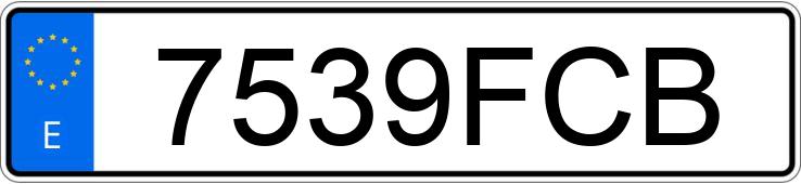 Numer rejestracyjny 7539FCB posiada AUDI A3 Numer rejestracyjny 7539FCB posiada AUDI A3