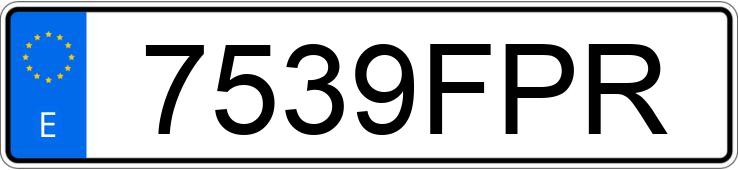 Numer rejestracyjny 7539FPR posiada MERCEDES M (163-164)