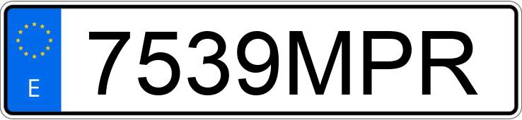 Numer rejestracyjny 7539MPR posiada FORD PUMA