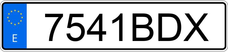 Numer rejestracyjny 7541BDX posiada MERCEDES C (203) Numer rejestracyjny 7541BDX posiada MERCEDES C (203)