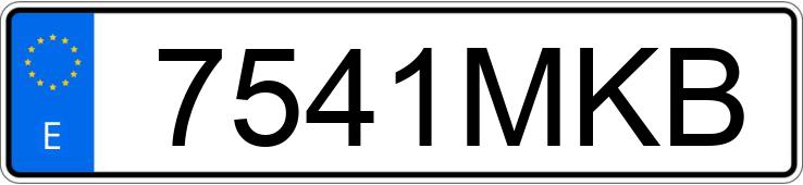 Numer rejestracyjny 7541MKB posiada CITROEN BERLINGO