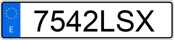 Numer rejestracyjny 7542LSX posiada RENAULT CLIO Numer rejestracyjny 7542LSX posiada RENAULT CLIO