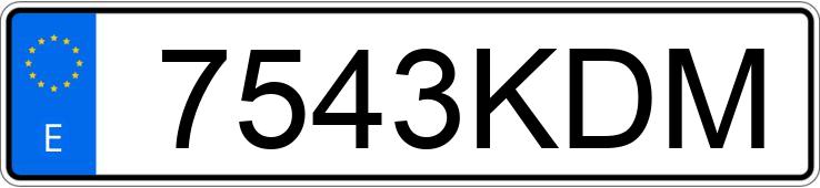 Numer rejestracyjny 7543KDM posiada KAWASAKI VERSYS 650 ABS A2