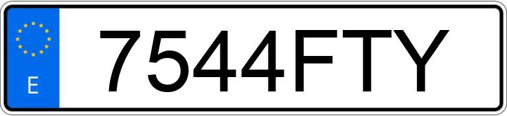 Numer rejestracyjny 7544FTY posiada MERCEDES E (211) Numer rejestracyjny 7544FTY posiada MERCEDES E (211)