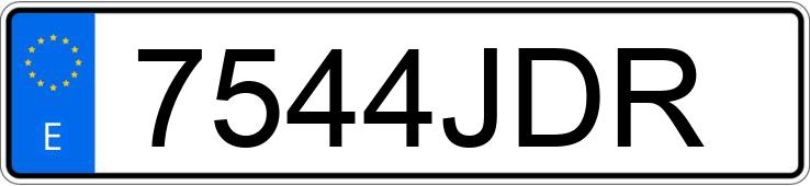 Numer rejestracyjny 7544JDR posiada NISSAN QASHQAI