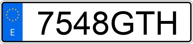 Numer rejestracyjny 7548GTH posiada SEAT LEON