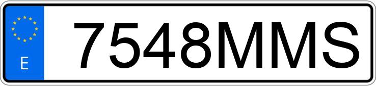Numer rejestracyjny 7548MMS posiada MERCEDES VIANO
