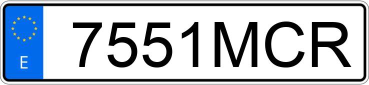 Numer rejestracyjny 7551MCR posiada VOLVO C40