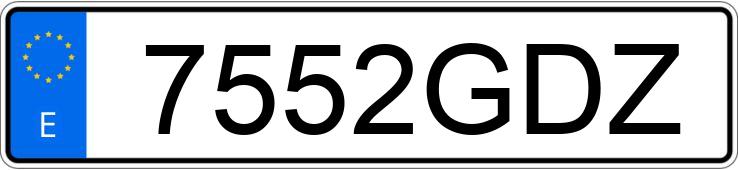 Numer rejestracyjny 7552GDZ posiada VOLKSWAGEN POLO Numer rejestracyjny 7552GDZ posiada VOLKSWAGEN POLO