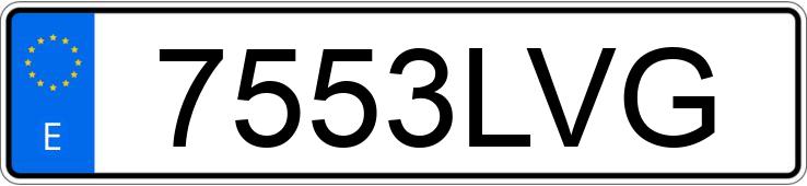 Numer rejestracyjny 7553LVG posiada SEAT LEON Numer rejestracyjny 7553LVG posiada SEAT LEON