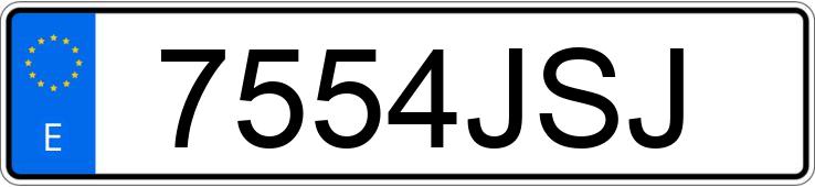 Numer rejestracyjny 7554JSJ posiada VOLKSWAGEN POLO