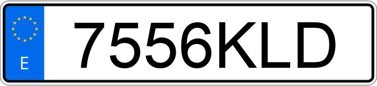 Numer rejestracyjny 7556KLD posiada FORD FOCUS