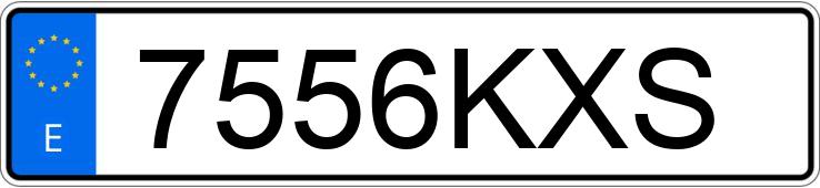 Numer rejestracyjny 7556KXS posiada HYUNDAI KONA Numer rejestracyjny 7556KXS posiada HYUNDAI KONA