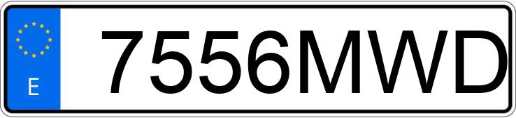 Numer rejestracyjny 7556MWD posiada MERCEDES VITO Numer rejestracyjny 7556MWD posiada MERCEDES VITO