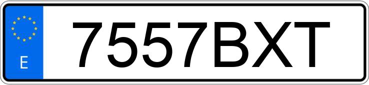 Numer rejestracyjny 7557BXT posiada NISSAN CABSTAR E