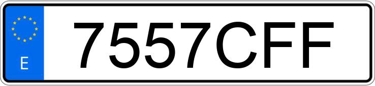 Numer rejestracyjny 7557CFF posiada SKODA OCTAVIA