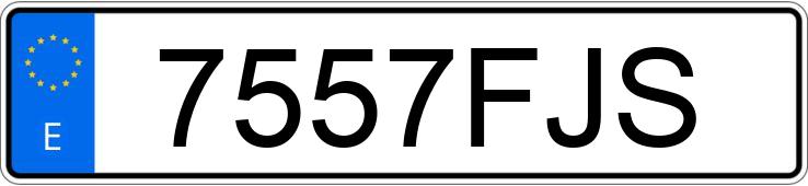 Numer rejestracyjny 7557FJS posiada SEAT LEON
