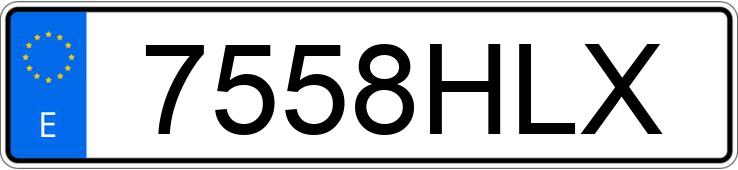 Numer rejestracyjny 7558HLX posiada FORD C-MAX