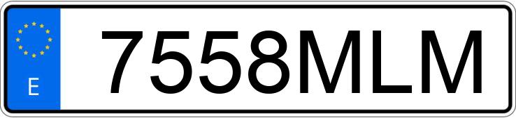 Numer rejestracyjny 7558MLM posiada BMW SERIE 4