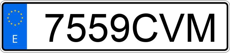 Numer rejestracyjny 7559CVM posiada AUDI A4