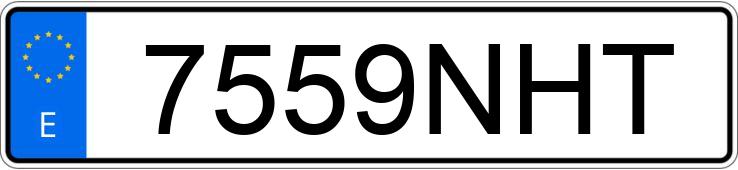Numer rejestracyjny 7559NHT posiada MG ZS Numer rejestracyjny 7559NHT posiada MG ZS