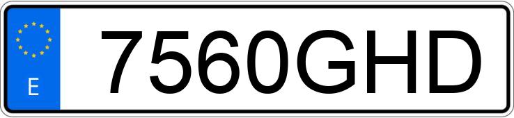 Numer rejestracyjny 7560GHD posiada OPEL ASTRA GTC