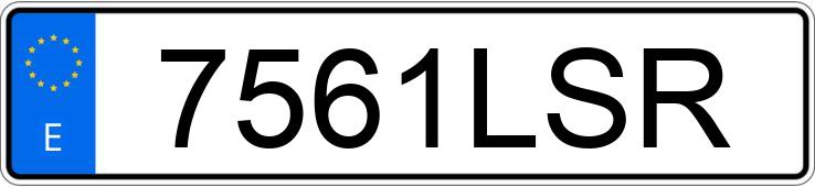 Numer rejestracyjny 7561LSR posiada HUSQVARNA TE 300