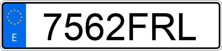 Numer rejestracyjny 7562FRL posiada BMW X3