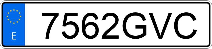 Numer rejestracyjny 7562GVC posiada VOLKSWAGEN TOUAREG