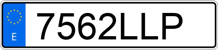 Numer rejestracyjny 7562LLP posiada MERCEDES GLC (253)