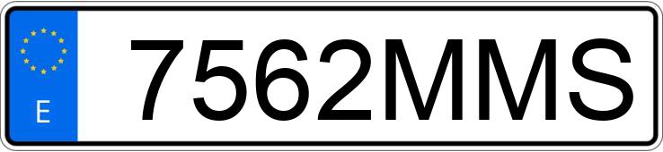 Numer rejestracyjny 7562MMS posiada DAF XF