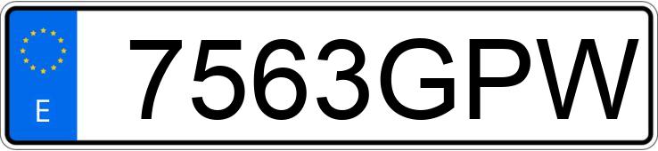 Numer rejestracyjny 7563GPW posiada PEUGEOT 107 Numer rejestracyjny 7563GPW posiada PEUGEOT 107