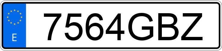 Numer rejestracyjny 7564GBZ posiada FIAT SCUDO