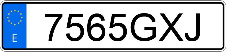 Numer rejestracyjny 7565GXJ posiada VOLKSWAGEN SCIROCCO