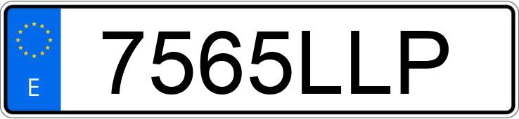 Numer rejestracyjny 7565LLP posiada DS DS3 CROSSBACK