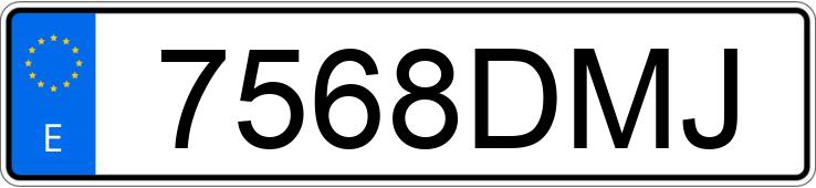 Il numero di registrazione 7568DMJ ha FORD RANGER