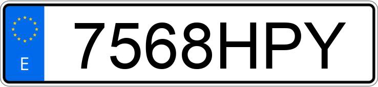 Numer rejestracyjny 7568HPY posiada DAF XF Numer rejestracyjny 7568HPY posiada DAF XF