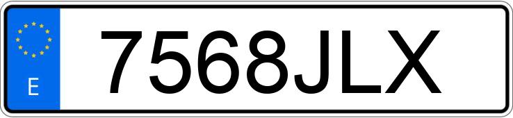 Numer rejestracyjny 7568JLX posiada CITROEN BERLINGO Numer rejestracyjny 7568JLX posiada CITROEN BERLINGO