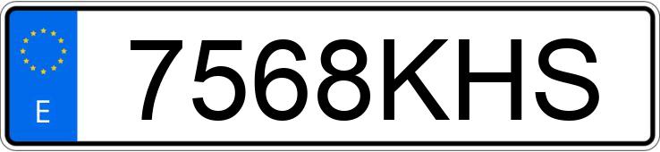 Numer rejestracyjny 7568KHS posiada RENAULT CLIO