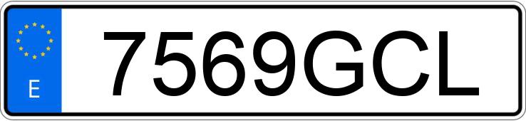 Numer rejestracyjny 7569GCL posiada CHEVROLET-GM KALOS 1.2 SE