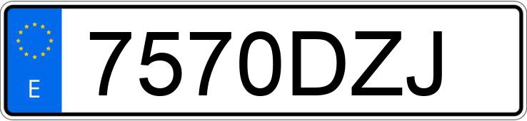 Numer rejestracyjny 7570DZJ posiada SMART FORFOUR Numer rejestracyjny 7570DZJ posiada SMART FORFOUR